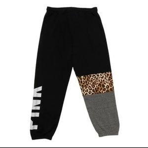 I.S.O. V.S. PINK MEDIUM or small cheeta colorblock campus pants!!